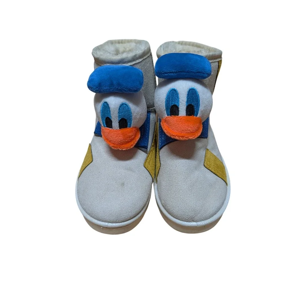 Unbranded Donald Duck Winter Boots Kids Size 38 White Good 3D Plush Character